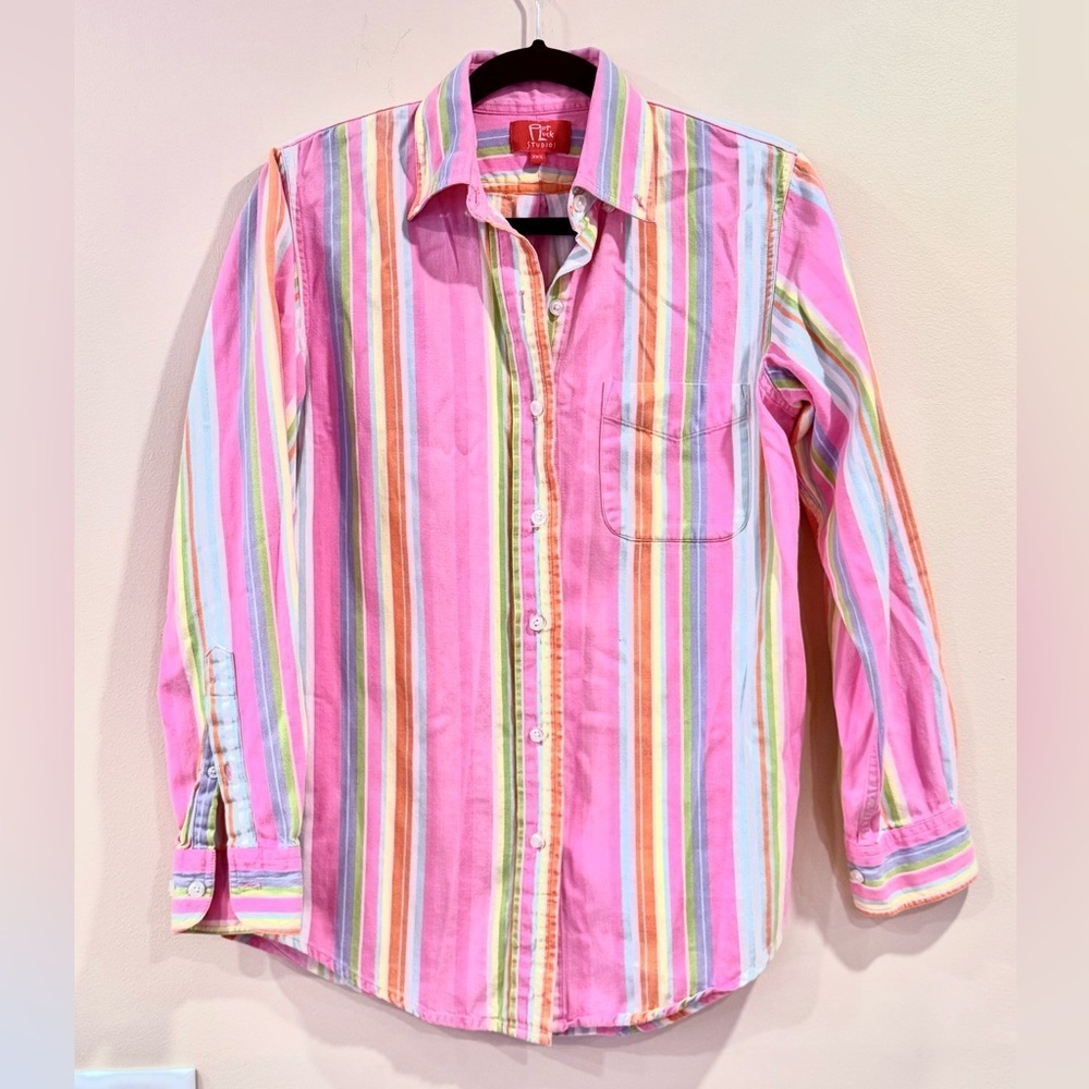 🔥Potluck Colorful Striped Shirt🔥